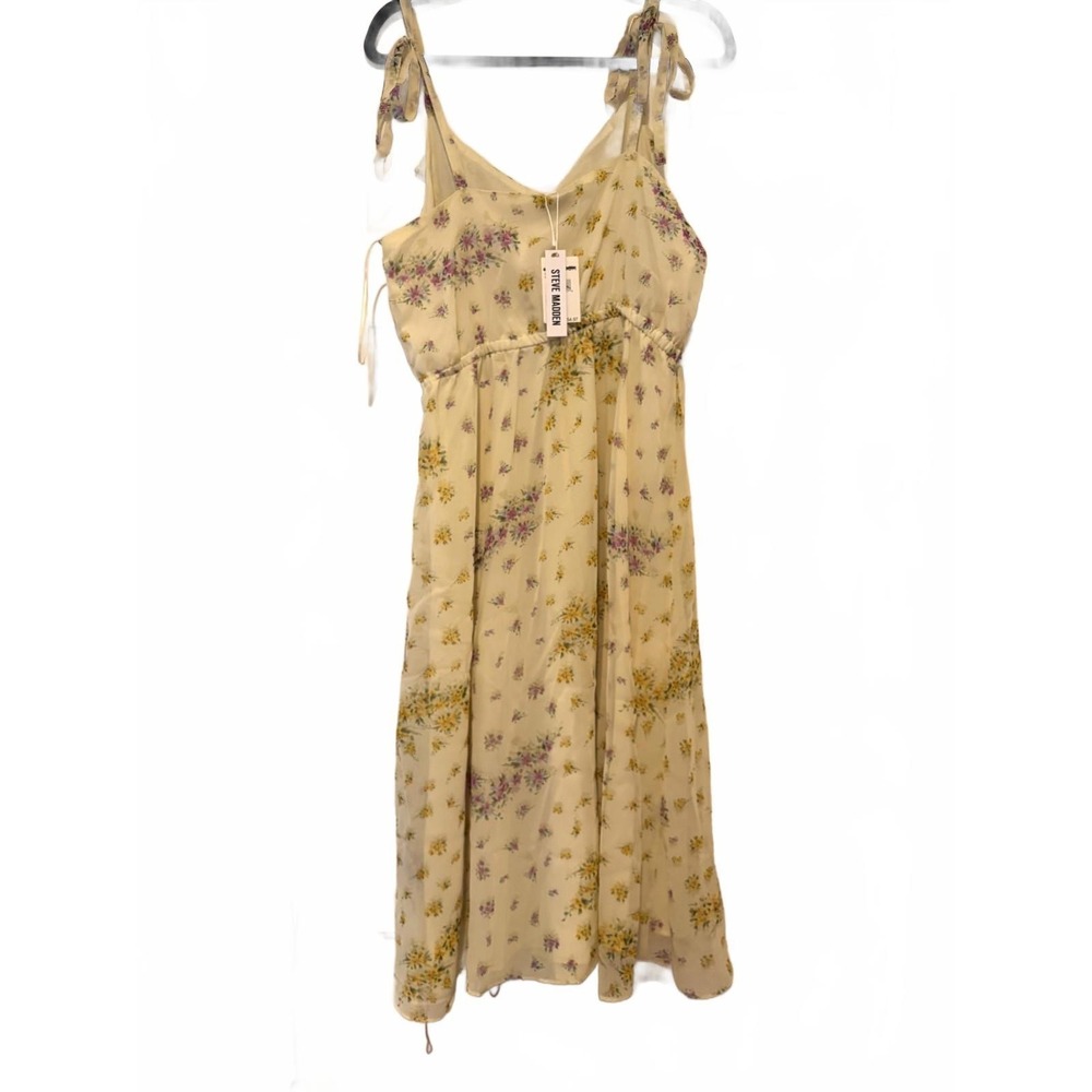 Women's Steve Madden sundress size L cream color #71